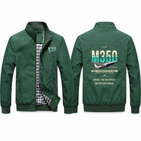 Thumbnail for Piper M350 Stylish Jackets - Stand Collar - Original - Green