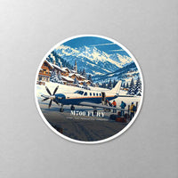 Thumbnail for Piper M700 Fury - 3D - Circle Sticker - Close-up