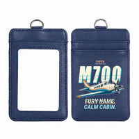 Thumbnail for Piper M700 Fury - Cartoon - ID Card Holder - Navy Blue