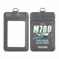 Thumbnail for Piper M700 Fury - Cartoon - ID Card Holder - Gray + Name