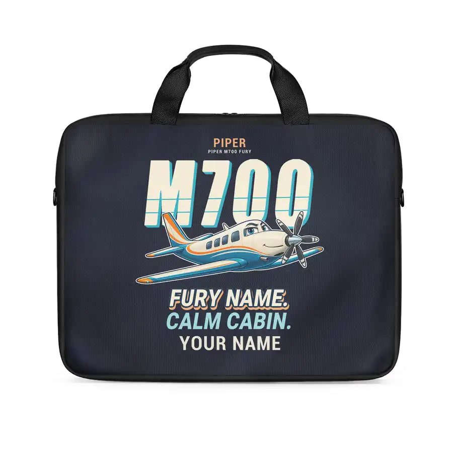 Piper M700 Fury - Cartoon + Name - Laptop Bag