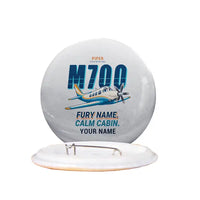 Thumbnail for Piper M700 Fury - Cartoon + Name - Pin - Light Gray