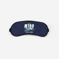 Thumbnail for Piper M700 Fury - Cartoon + Name - Sleep Mask - Navy Blue