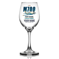 Thumbnail for Piper M700 Fury - Cartoon + Name - Wine Glass