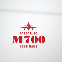 Thumbnail for Piper M700 Fury - Heritage Die-Cut - Red + Name - Die-Cut - Close-up