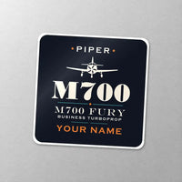 Thumbnail for Piper M700 Fury - Heritage + Name - Square Sticker - Close-up