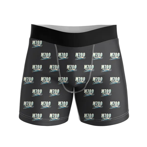 Piper M700 Fury - Men Boxers - Cartoon Pattern - Black
