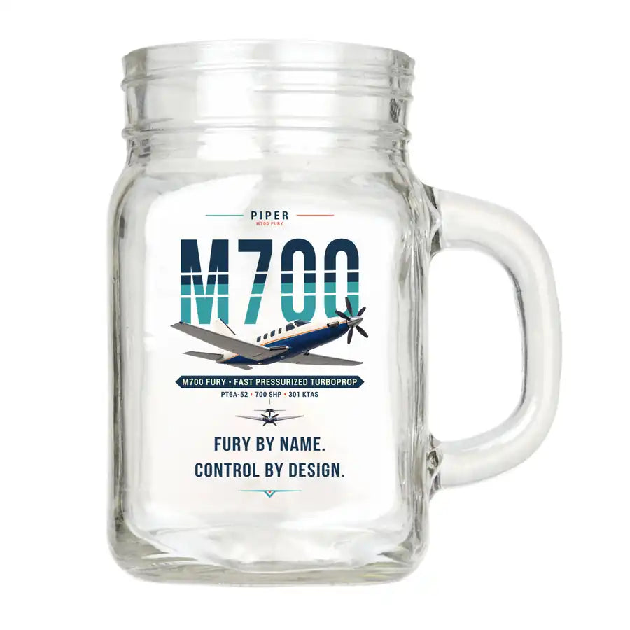 Piper M700 Fury - Original - Cocktail Glass (Mason Jar)
