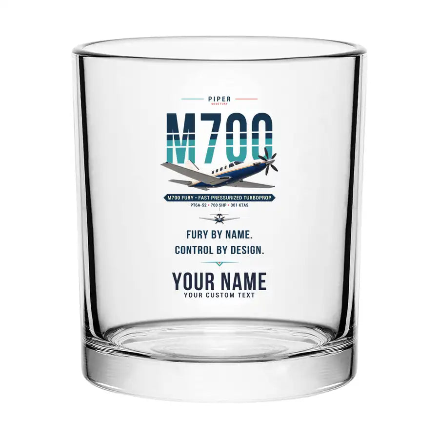 Piper M700 Fury - Original + Name - Special Whiskey Glass