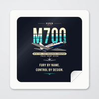 Thumbnail for Piper M700 Fury - Original - Square Sticker - Peel