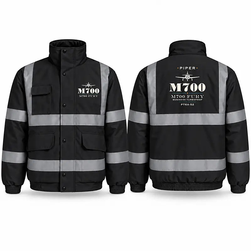 Piper M700 Fury Reflective Winter Jackets - Heritage - Black