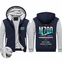 Thumbnail for Piper M700 Fury Zipped Sweatshirts - Original - Navy & Gray