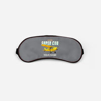 Thumbnail for Piper PA-18 Super Cub - Cartoon + Name - Sleep Mask - Gray