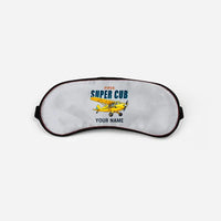 Thumbnail for Piper PA-18 Super Cub - Cartoon + Name - Sleep Mask - Light Gray