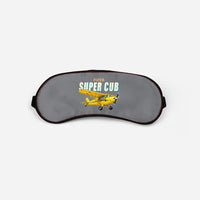 Thumbnail for Piper PA-18 Super Cub - Cartoon - Sleep Mask - Gray