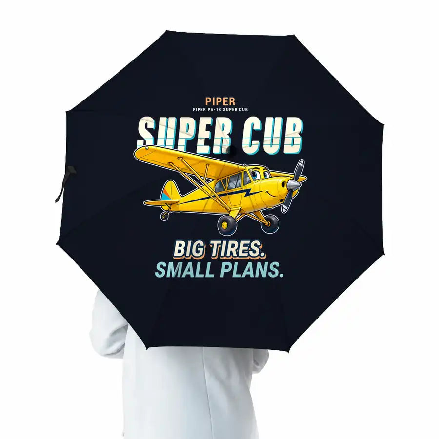 Piper PA-18 Super Cub - Cartoon - Umbrella