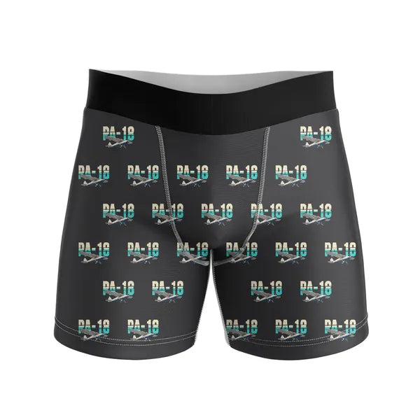 Piper PA-18 Super Cub - Men Boxers - Original Pattern - Black