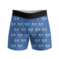 Thumbnail for Piper PA-18 Super Cub - Men Boxers - Original Pattern - Blue