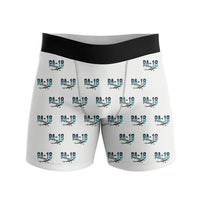Thumbnail for Piper PA-18 Super Cub - Men Boxers - Original Pattern - White