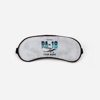 Thumbnail for Piper PA-18 Super Cub - Original + Name - Sleep Mask - Light Gray