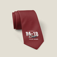 Thumbnail for Piper PA-18 Super Cub - Original + Name - Tie - Dark Red