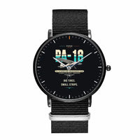 Thumbnail for Piper PA-18 Super Cub - Original - Slim Leather - Black and Black Nylon Strap