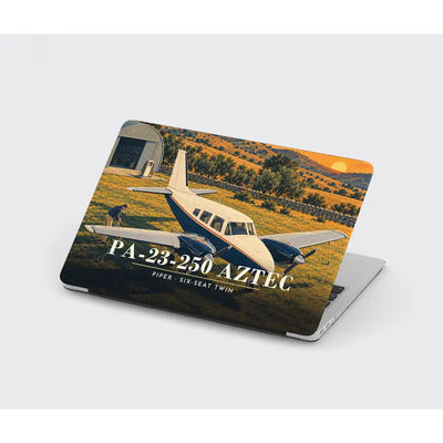 Piper PA-23-250 Aztec - 3D - MacBook Case - Full Print