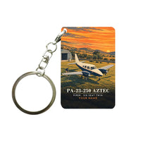 Thumbnail for Piper PA-23-250 Aztec - 3D + Name - Key Chain - Full Print