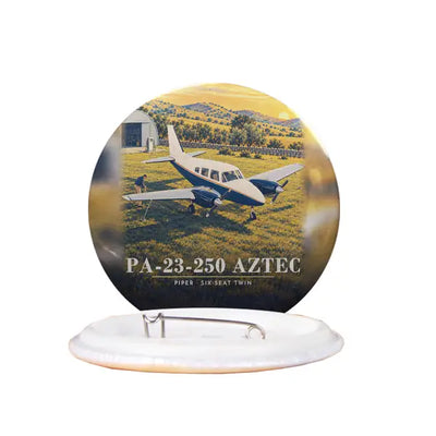 Piper PA-23-250 Aztec - 3D - Pin - Full Print