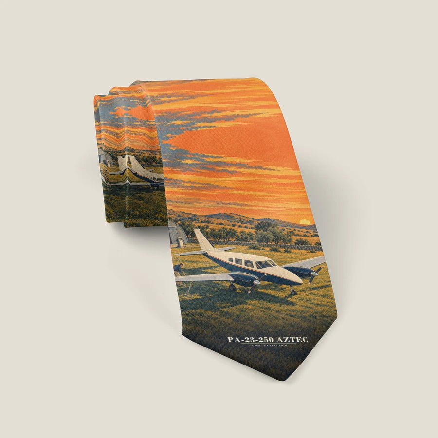 Piper PA-23-250 Aztec - 3D - Tie - Full Print