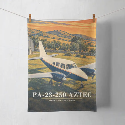 Piper PA-23-250 Aztec - 3D - Towel - Full Print