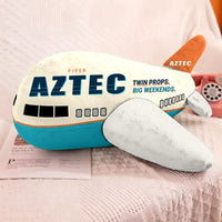 Thumbnail for Piper PA-23-250 Aztec - Cartoon - Airplane Pillow