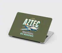 Thumbnail for Piper PA-23-250 Aztec - Cartoon - MacBook Case - Green Army
