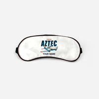 Thumbnail for Piper PA-23-250 Aztec - Cartoon + Name - Sleep Mask - White