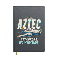 Thumbnail for Piper PA-23-250 Aztec - Cartoon - Notebook - Gray