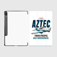 Thumbnail for Piper PA-23-250 Aztec - Cartoon - Samsung Tablet - White