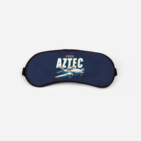Thumbnail for Piper PA-23-250 Aztec - Cartoon - Sleep Mask - Navy Blue