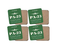Thumbnail for Piper PA-23-250 Aztec - Heritage - Coaster Set - Green