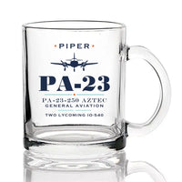 Thumbnail for Piper PA-23-250 Aztec - Heritage - Coffee & Tea Glass