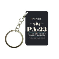 Thumbnail for Piper PA-23-250 Aztec - Heritage - Key Chain - Black