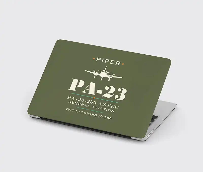 Piper PA-23-250 Aztec - Heritage - MacBook Case - Green Army