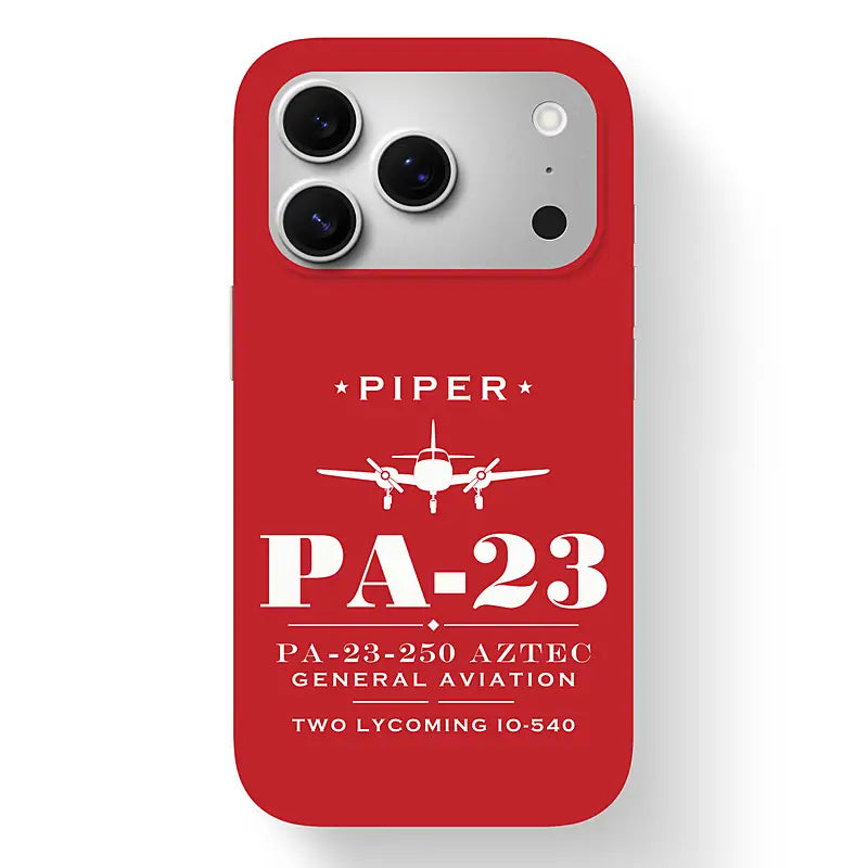 Piper PA-23-250 Aztec - Heritage - MagSafe iPhone 17 Pro - Red