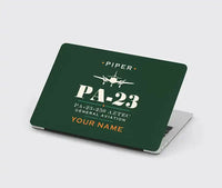 Thumbnail for Piper PA-23-250 Aztec - Heritage + Name - MacBook Case - Dark Green