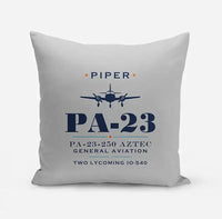 Thumbnail for Piper PA-23-250 Aztec - Heritage - Pillow - Light Gray