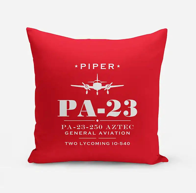 Piper PA-23-250 Aztec - Heritage - Pillow - Red