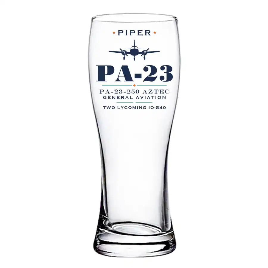 Piper PA-23-250 Aztec - Heritage - Pilsner Beer Glass