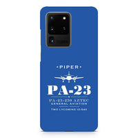 Thumbnail for Piper PA-23-250 Aztec - Heritage - Samsung Case - Blue