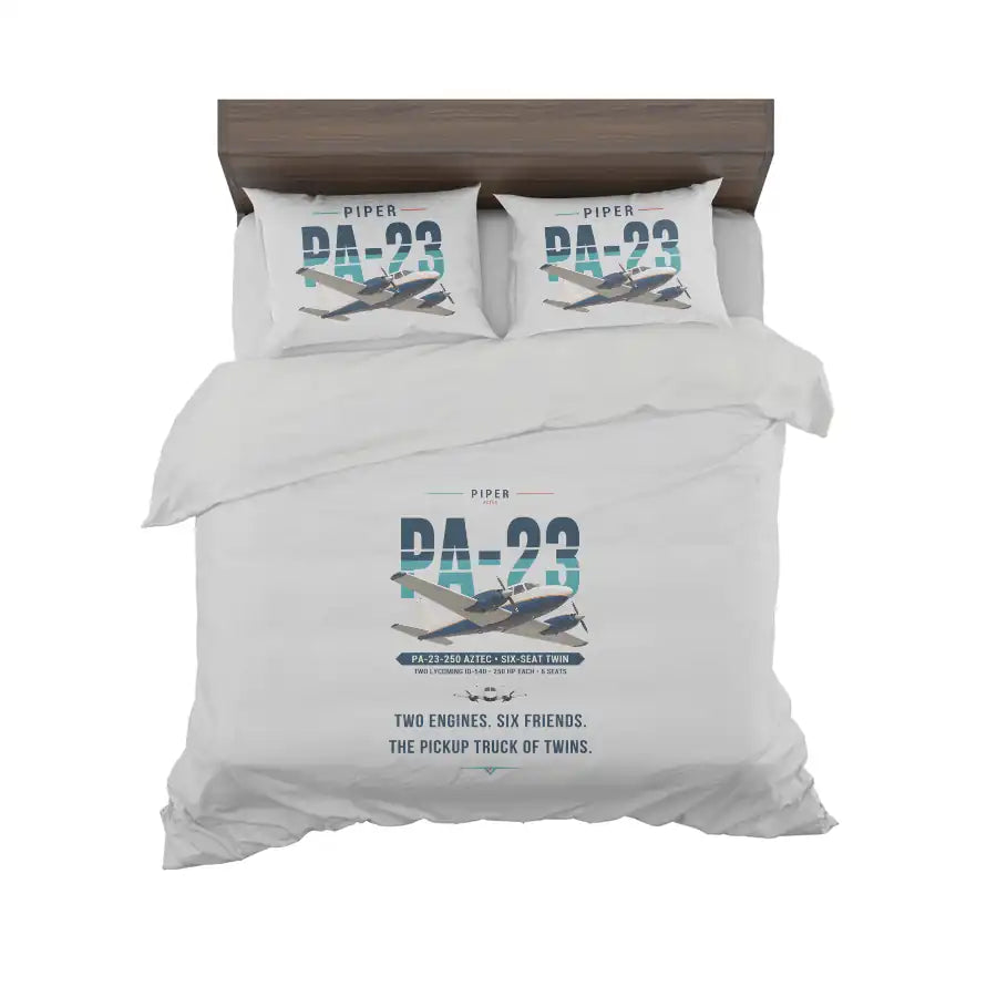 Piper PA-23-250 Aztec - Original - Bedding Set - Light Gray