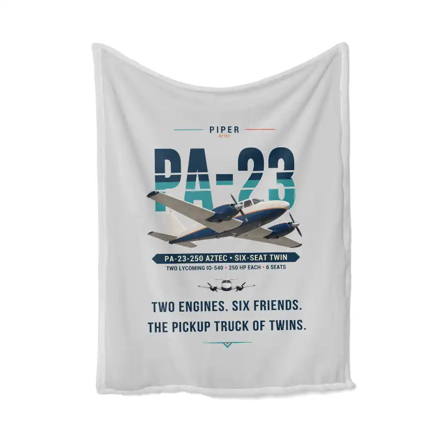 Piper PA-23-250 Aztec - Original - Blanket - Light Gray