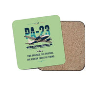 Thumbnail for Piper PA-23-250 Aztec - Original - Coaster - Light Green